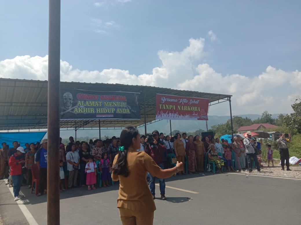 Lima Desa Tambunan kab Tobasa, Adakan Deklarasi Anti Narkoba 