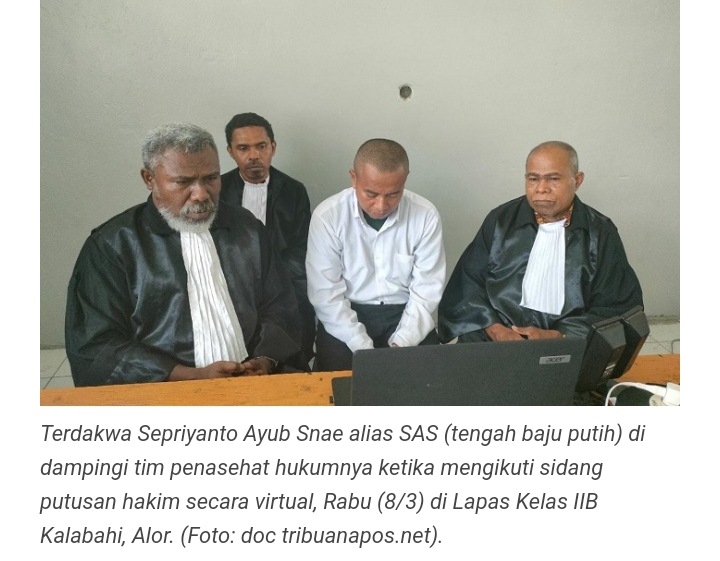 Calon Pendeta Terbukti Cabuli Anak-anak Lebih Dari 1 Orang Di Alor, Hakim memvonis Hukuman Mati