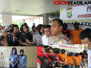 BERKAT PENYAMARAN POLWAN CANTIK INI,TIGA SPESIALIS JAMBRET DAN SATU PENADAH KLEPEK KLEPEK DAN BERHASIL DI RINGKUS.