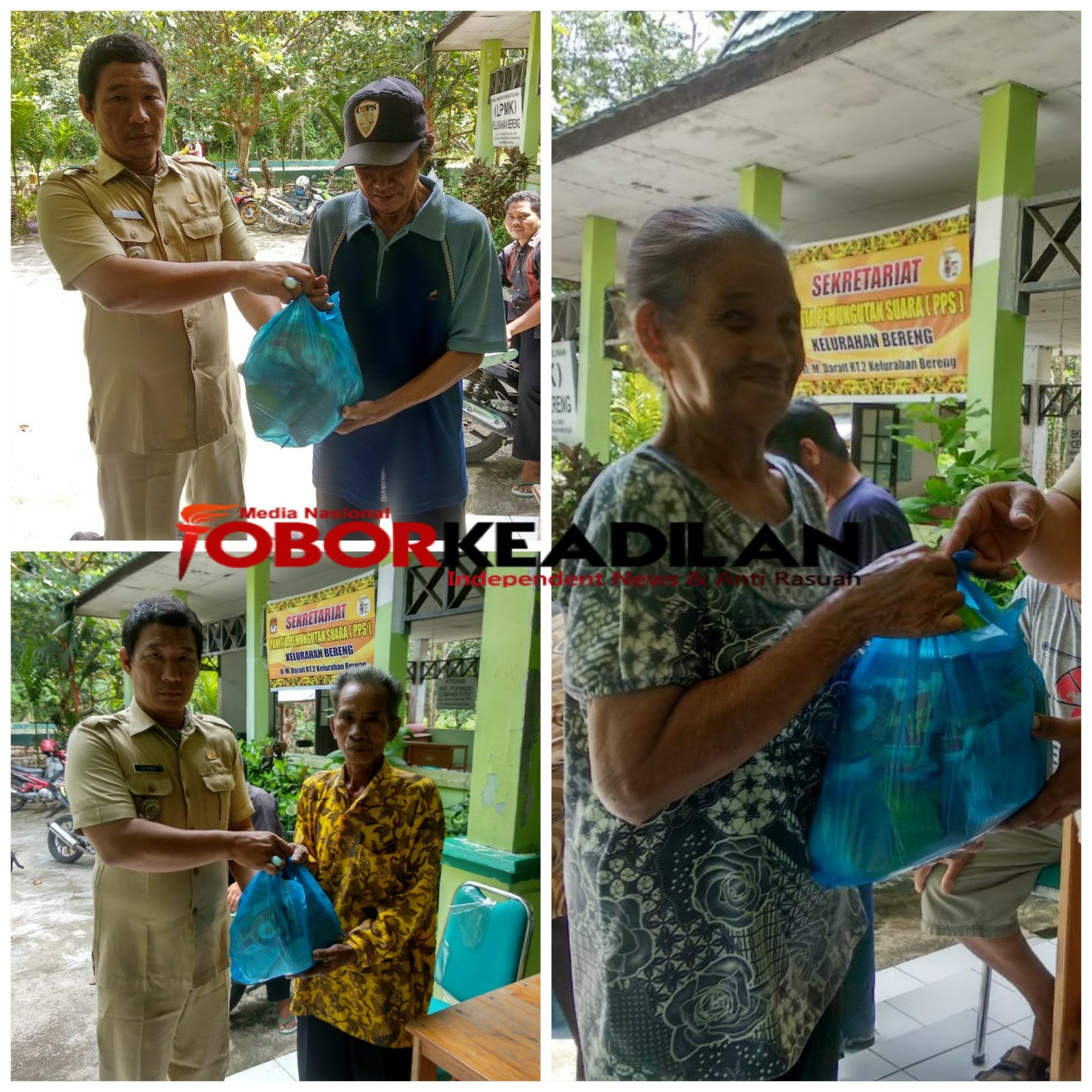 Pembagian  Sembako di Desa Bereng Pulpis Menuai Kontroversi