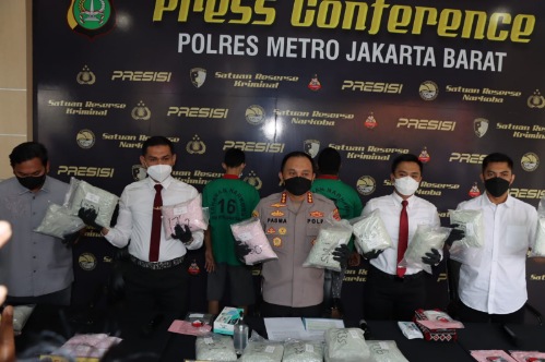 Polres Jakarta Barat Ungkap Jaringan Penyeludupan Narkoba Lintas Internasional