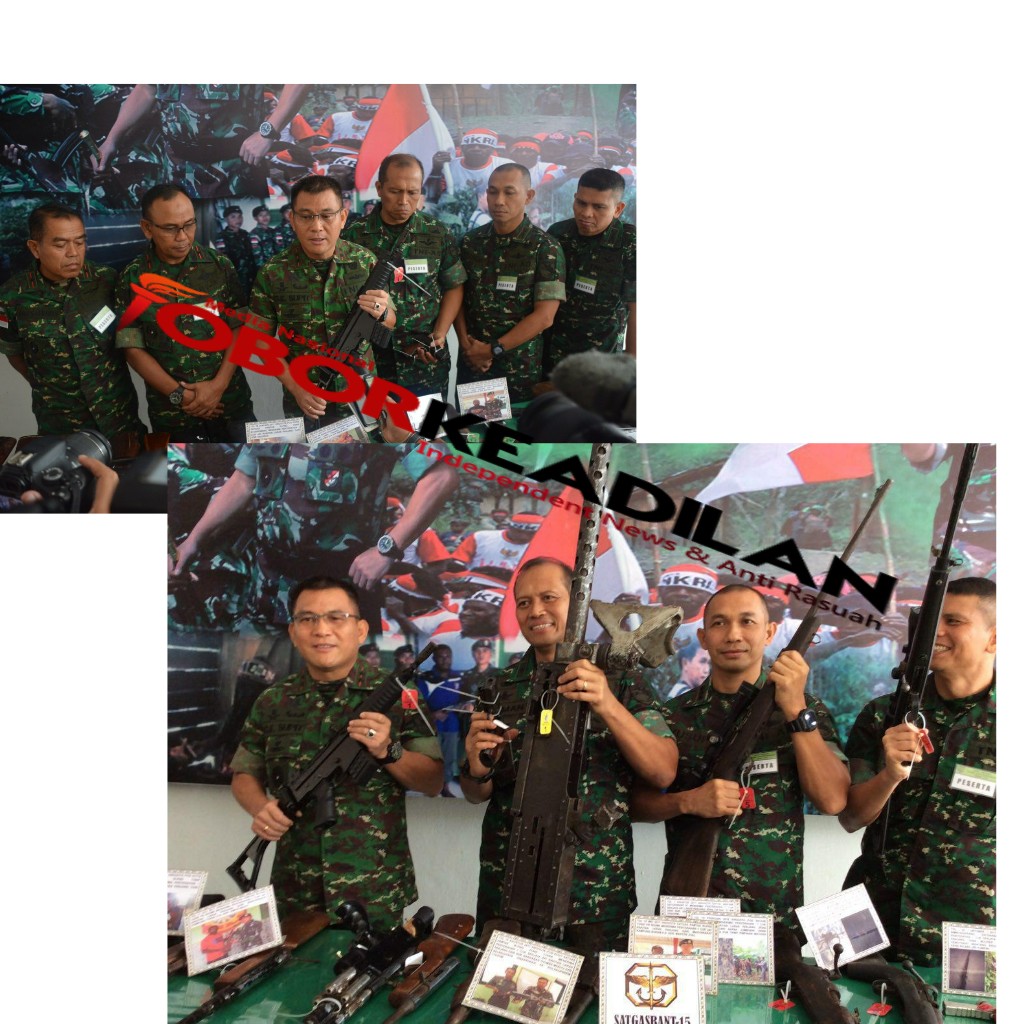 KODAM XVII/CENDERAWASIH BERHASIL MENDAPATKAN 74 PUCUK SENJATA API