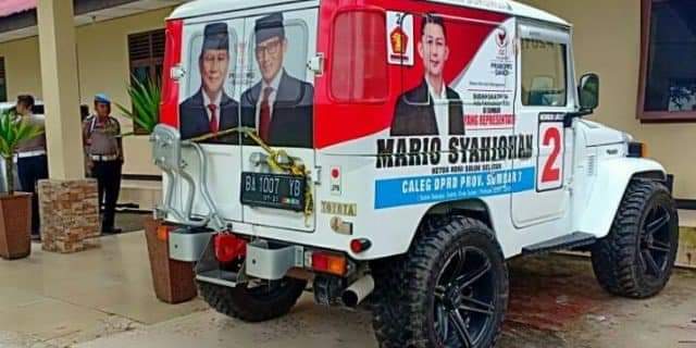 Menjajakan Narkoba Jenis Shabu, Mobil Operasional Caleg Gerindra Ditangkap