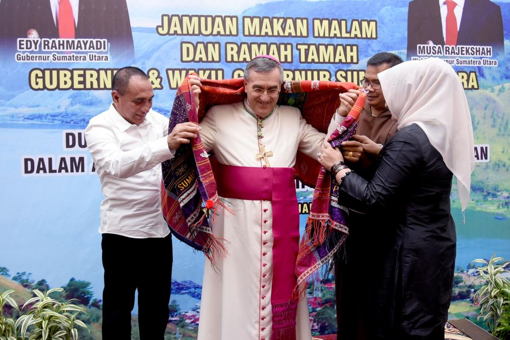 Gubsu Edy Rahmayadi: Saya Sangat Bersyukur Bisa Bertemu Uskup Se Indonesia