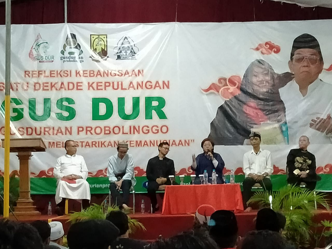 Refleksi kebangsaan 1Dekade Kepulangan Gus Dur di Gereja Katolik Maria bunda karamel kota Probolinggo
