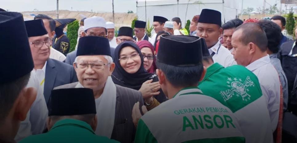 Ma'ruf Amin Di Sambut Lima Bupati Di Tapanuli Utara