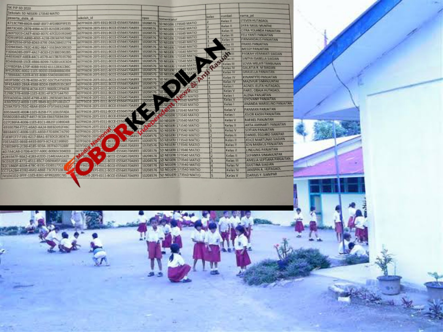 Anak Kades Dapat? PIP SDN 173540 Matio Balige Tidak Tepat Sasaran, Ini Faktanya