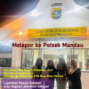 Sejumlah Murid SMAN 4 Mandau Duri Jadi Korban Kekerasan Seksual, Kepsek Resmi Dipolisikan 