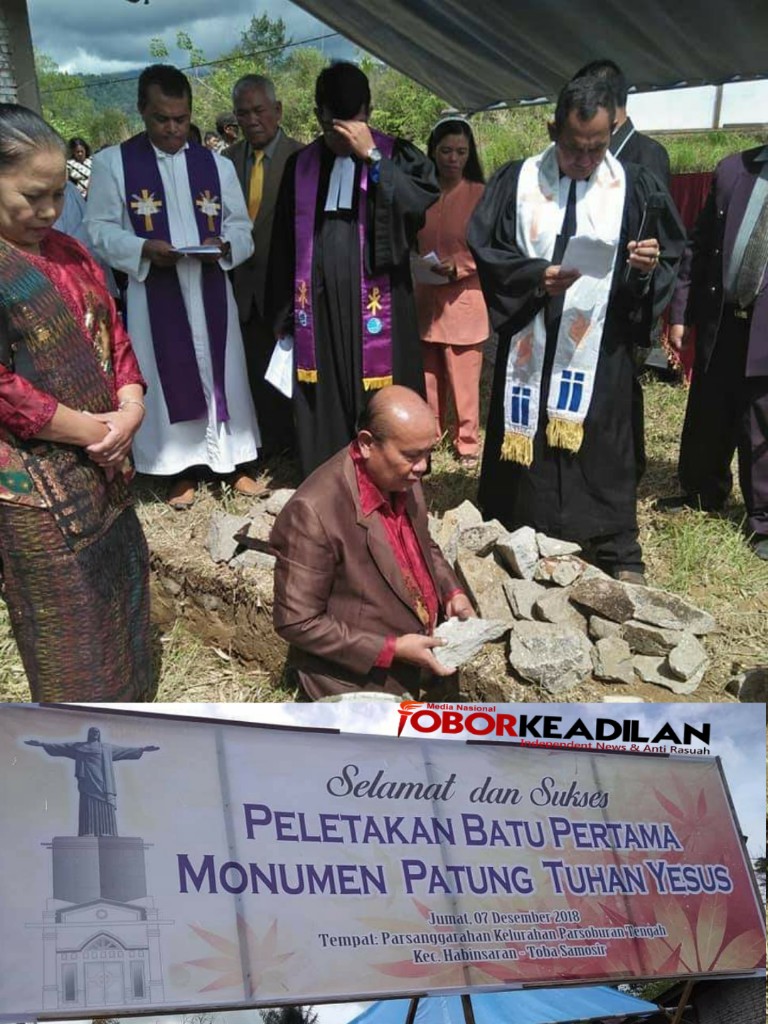 Fantastis, Patung Yesus Segera Dibangun Di Parsoburan