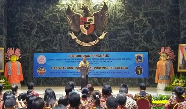 Anies Baswedan Gelontorkan Rp 1,4 M ke Pesparani ( Paduan Suara Gerejani )