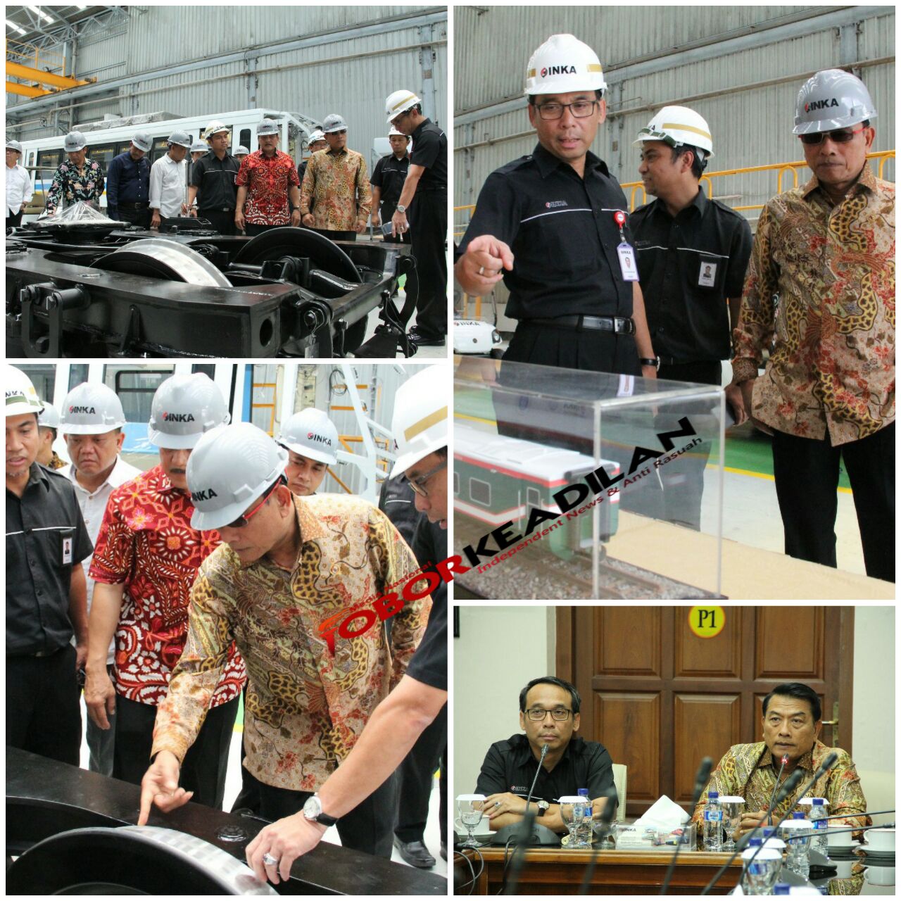 Kereta LRT Palembang Siap Dikirim , ini Pesan Kepala Staf Kepresidenan Jenderal TNI (Purn) Dr Moeldoko 