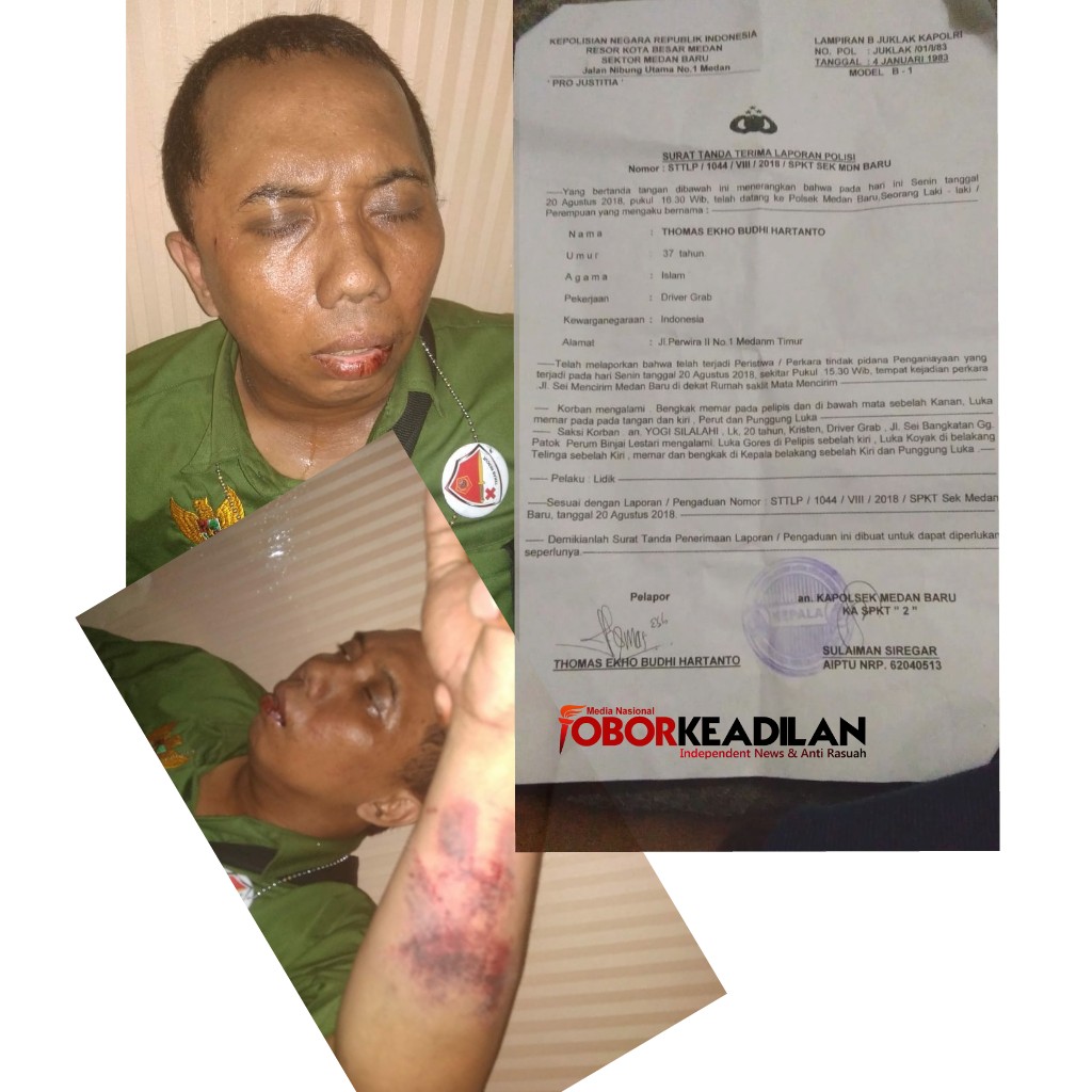 Dipancing Orderan Fiktif Ketua Yasos BKS Ojek Online Medan Jadi Korban Penganiayaan Gerombolan Gembel Medan 