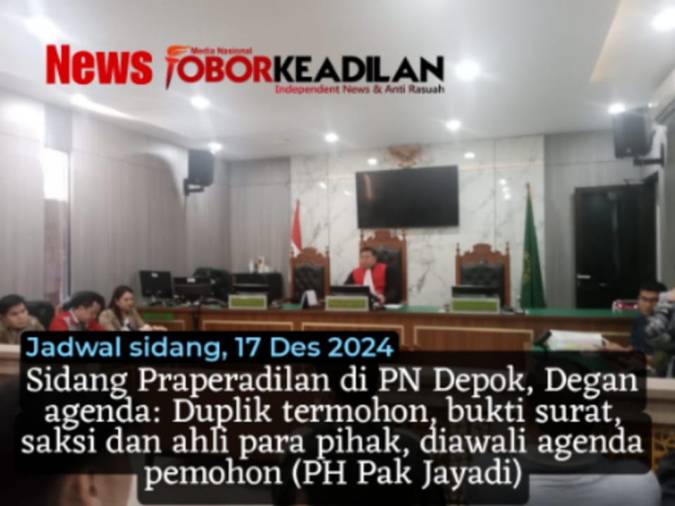 Sidang Praperadilan Penahanan Jayadi: Pengacara Sebut Cacat Formil, Ahli Desak Pembebasan