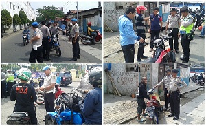 DI HARI KEDUA OPERASI ZEBRA 2017, POLSEK KARAWACI GELAR OPERASI DI DEPAN MAKO