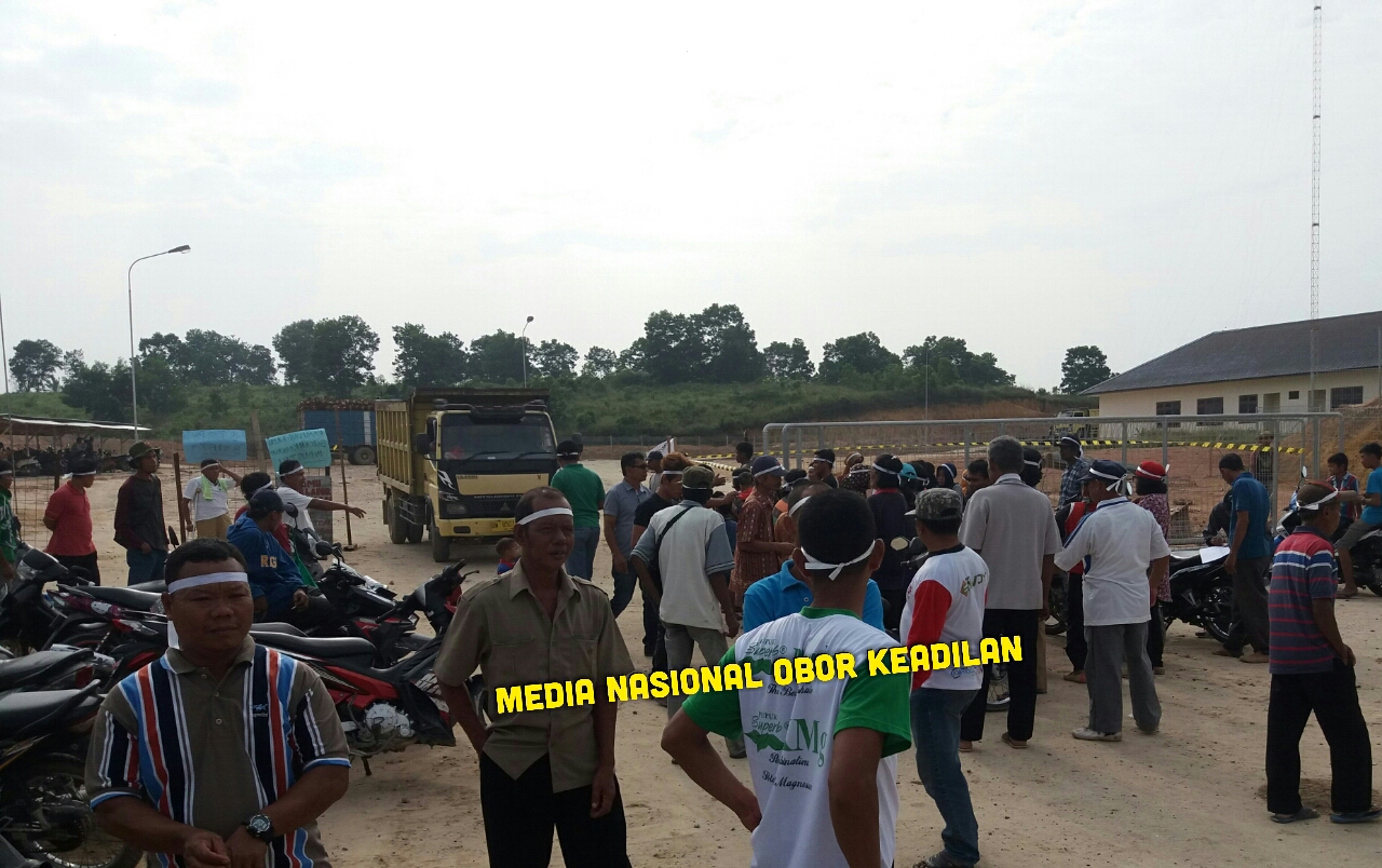Dianggap Cemari Udara Sekitar PKS SIPP Km.6 Jalan Rangau Ditutup Warga