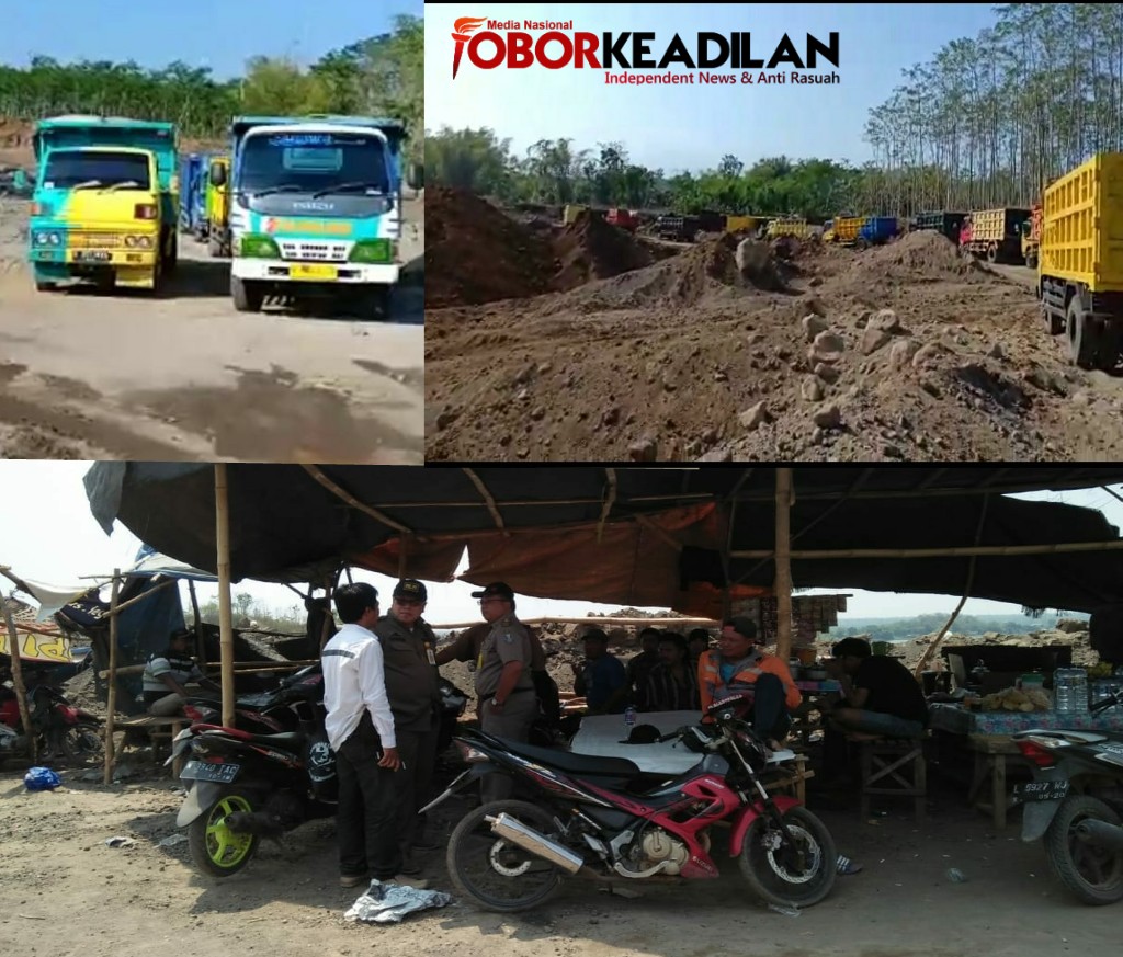 SatpolPP Propinsi Jawa Timur Lemah Gemulai , Penambang Liar Gentayangan Di Pasuruan