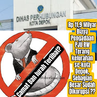 Proyek PJU Janji Kampanye Walikota Depok Jadi Bancakan Para Camat dan Lurah Atensi Eselon Dishub