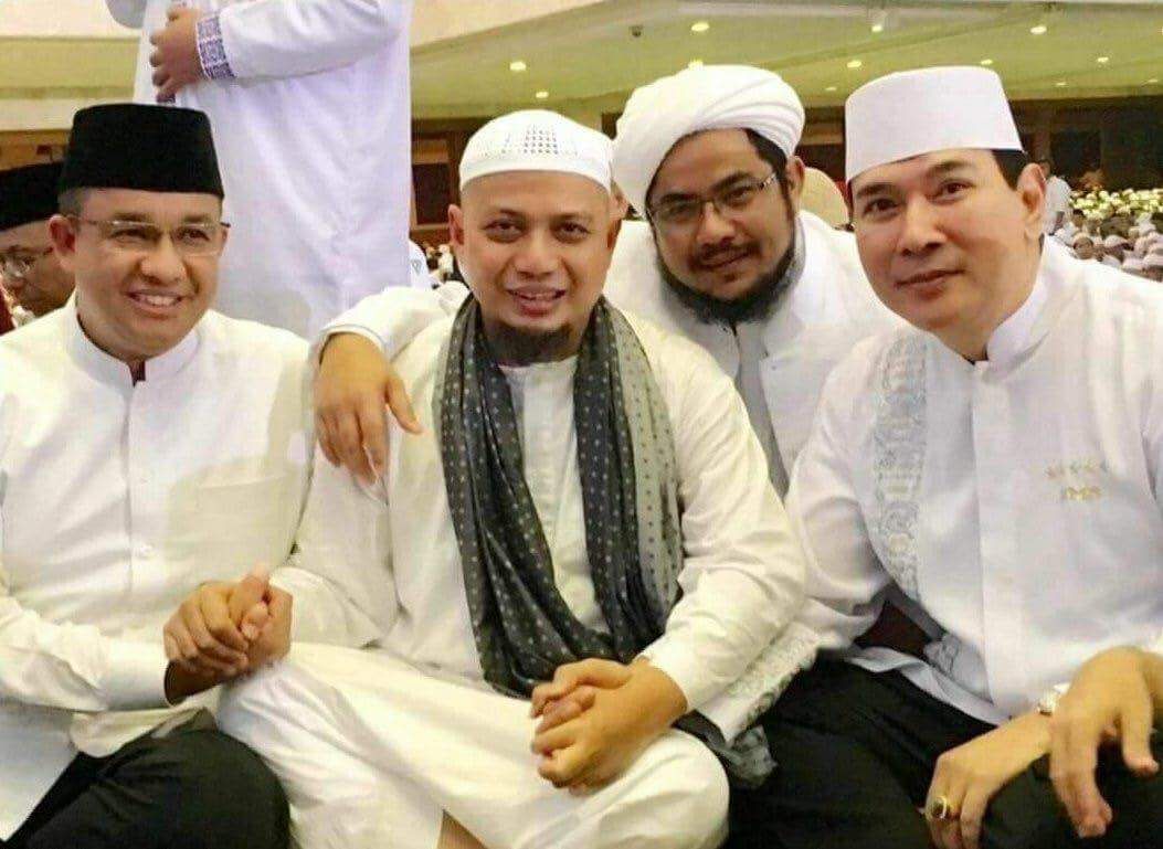 Habib Rizieq Tidak kelihatan Hadir di Reuni 212