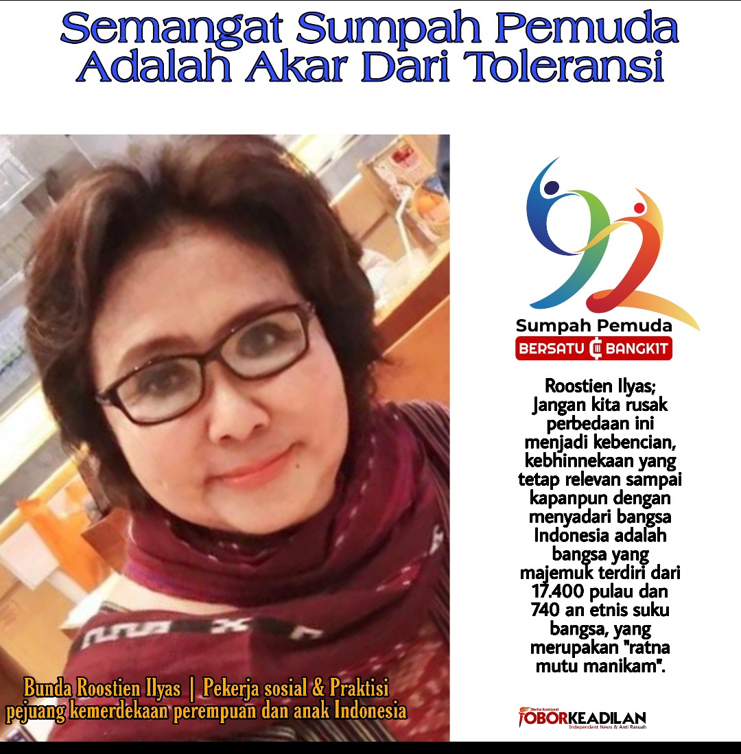 Bunda Roostien: Semangat Sumpah Pemuda Adalah Akar Dari Toleransi 