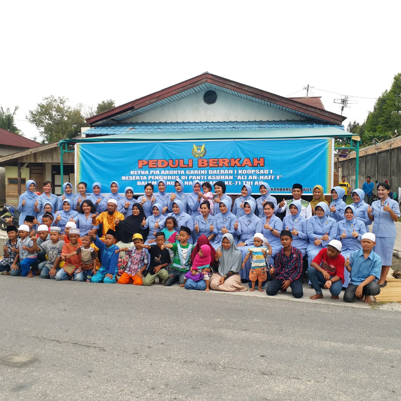 Visitasi dan Kunjungan Yasarini Perwakilan Koopsau I Ke Sekolah-Sekolah Angkasa Di Lanud Roesmin Nurjadin
