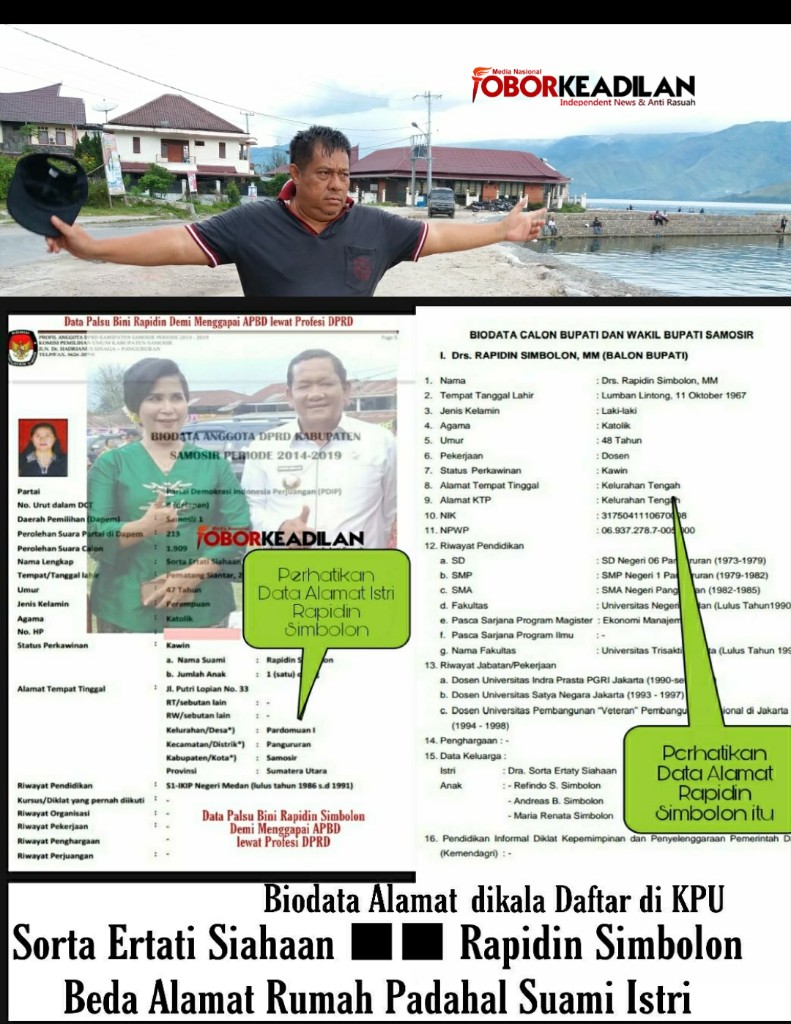 Andar GACD : Rapidin Simbolon Sejak Awal Berkuasa  Sudah Dirundung Ragam Kasus