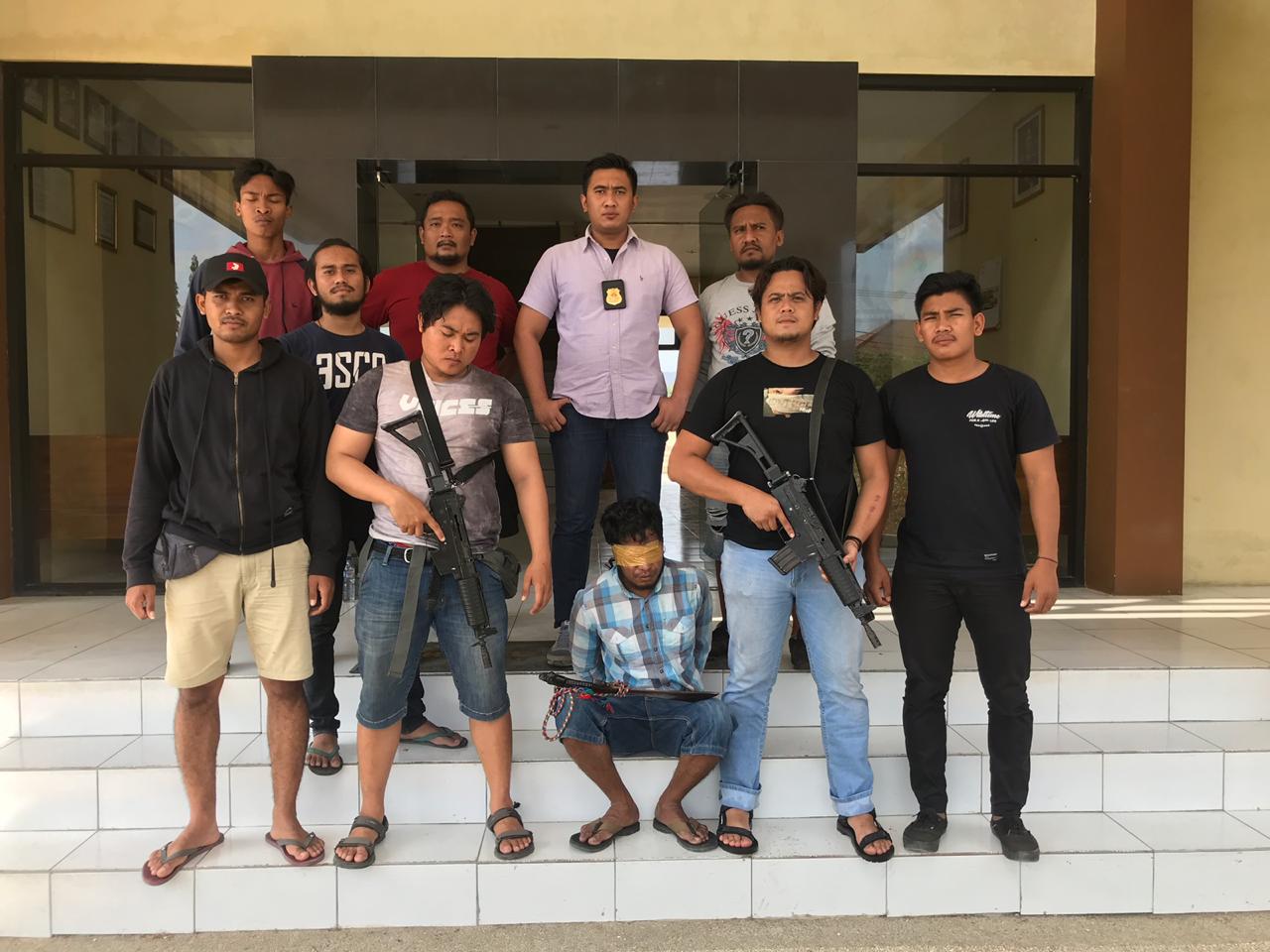 Pria Pengecut Ini Kabur Pulang Kampung Usai Membacok Wartawan, Kini Gol Di Tangan Polisi Bima