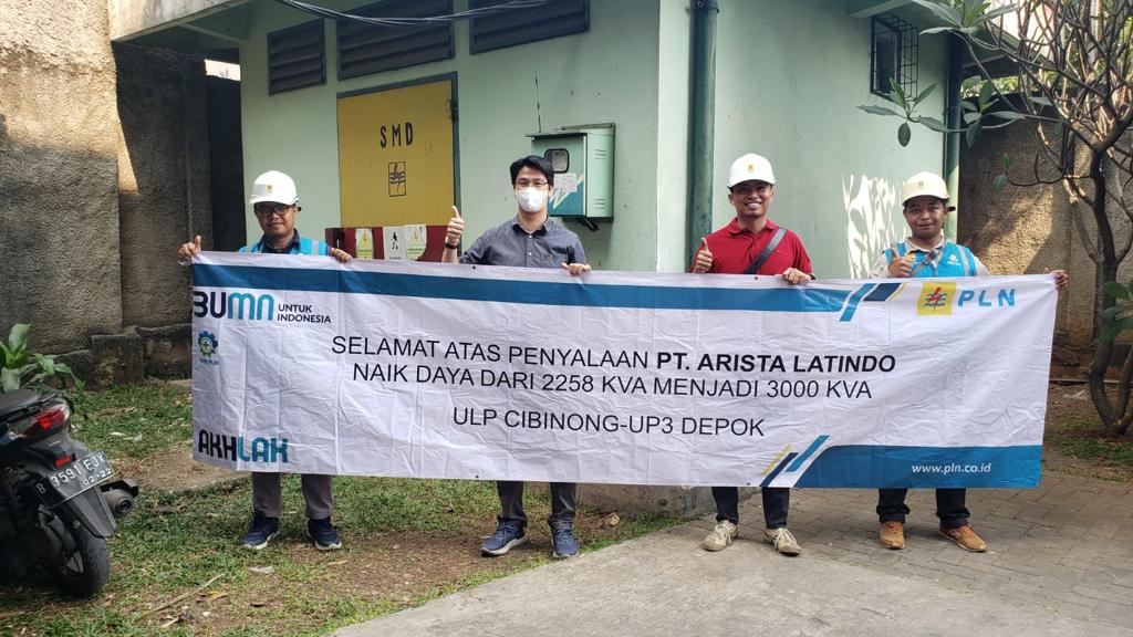 Dukung Sektor Industri Wilayah Cibinong, PLN UP3 Depok Selesaikan Tambah Daya PT. Alrista Latindo
