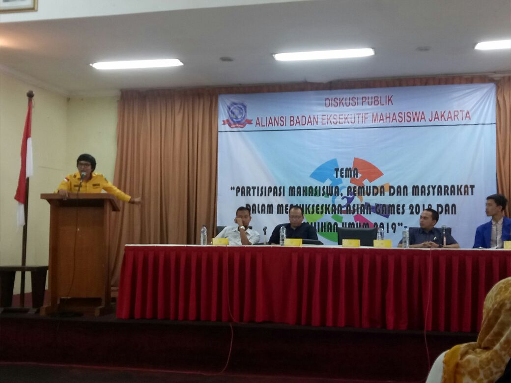 BEM JAKARTA "Sukseskan Asian  Games dan Pemilu 2019"