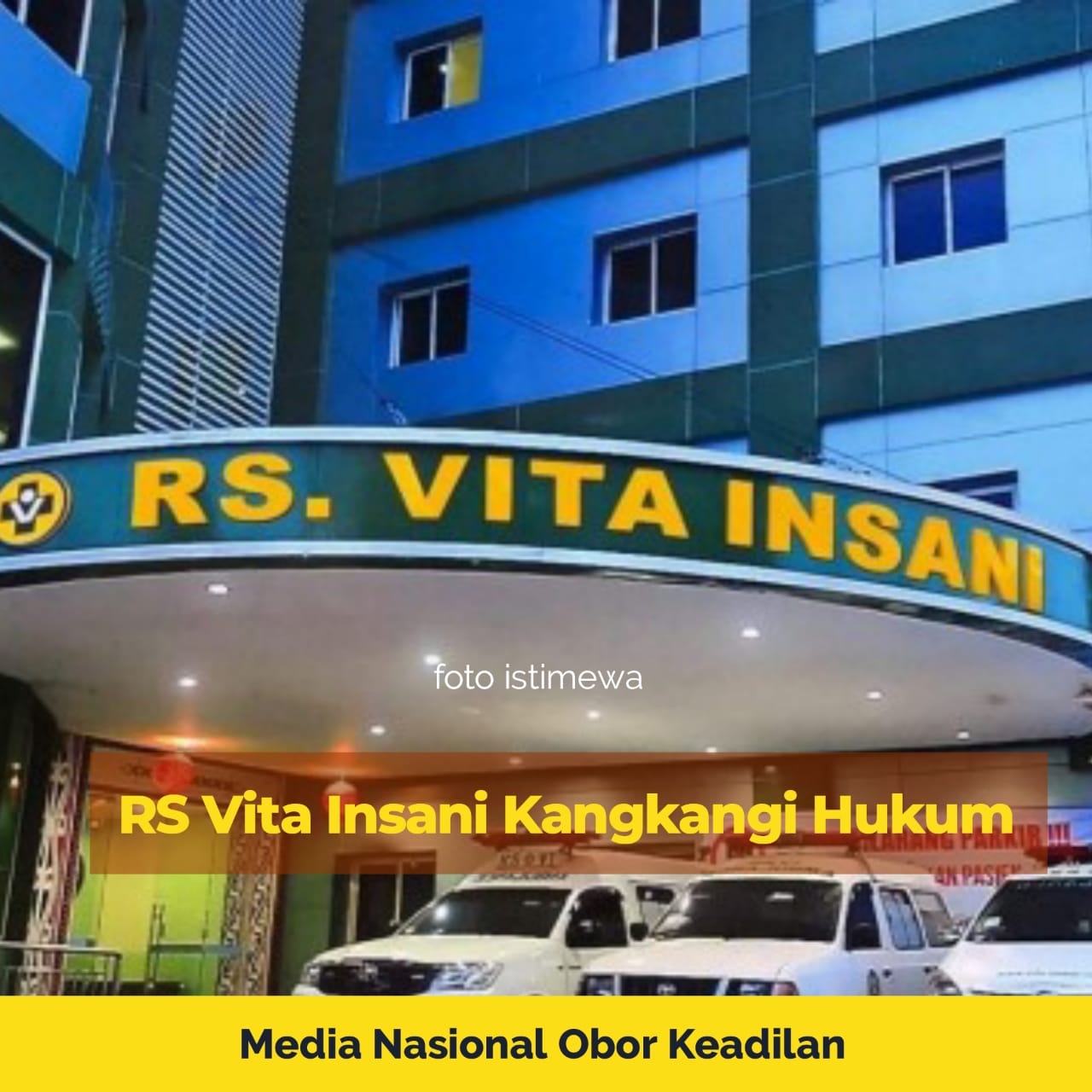 Dokter RS Vita Insani Siantar Lakukan Malpraktek, Suruh Pasien Pulang Secara Ilegal