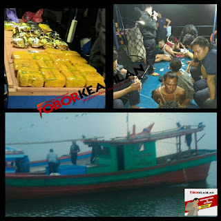 30 KG SABU DIAMANKAN BARESKRIM MABES POLRI DIPERAIRAN KUALA LANGSA KOTA LANGSA ACEH 