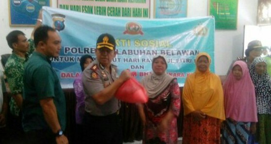 Bilal Mayit Kecamatan Medan Belawan Ucapkan Terima Kasih Kepada  Kapolres Pelabuhan Belawan