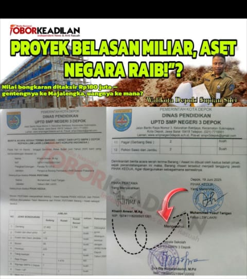 KETIKA ASET NEGARA DIANGGAP MILIK PRIBADI: CERITA DI BALIK DOKUMEN HIBAH SMP NEGERI 3 DEPOK