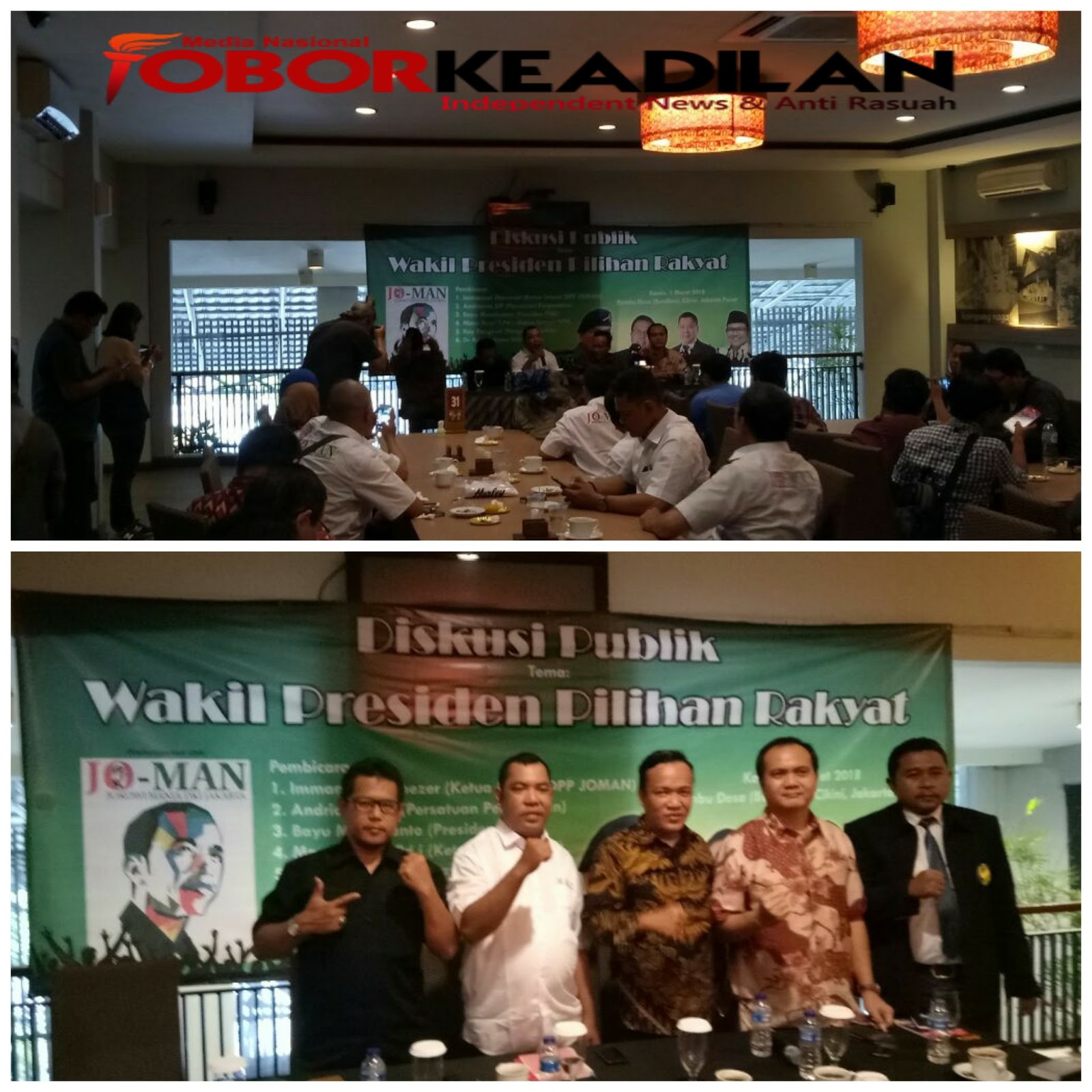 JO-MAN (Jokowi Mania DKI Jakartab) Gelar Dialog Publik : Wakil Presiden Pilihan Rakyat.