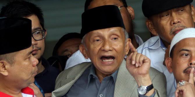Amien Rais : Jika Ada Kecurangan Pemilu Kita Tidak ke MK, Tapi People Power