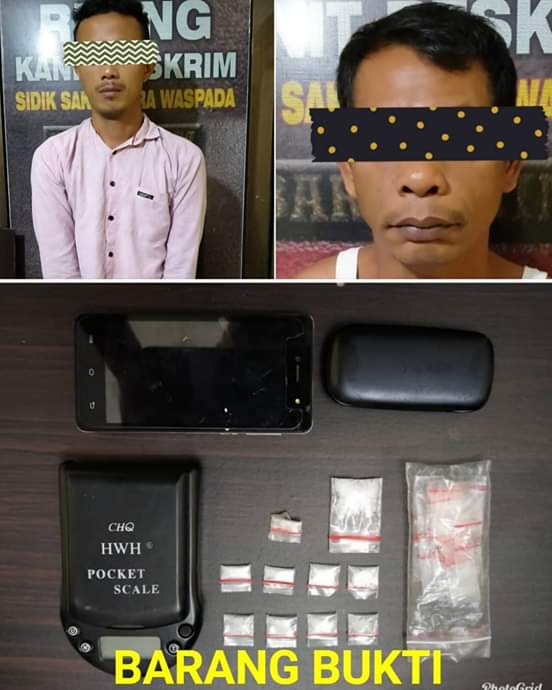 Team Opsnal Polsek Pinggir "Ciduk" Budak Narkoba di Dua Tempat Berbeda.