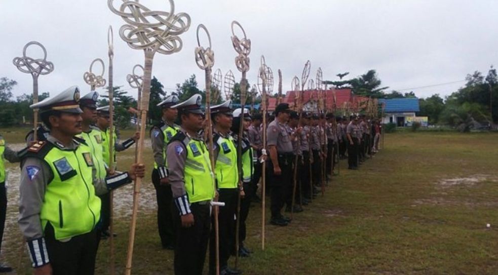 POLRES KATINGAN GELAR KESIGAPAN PERSONIL TANGGAP KARHUTLA 