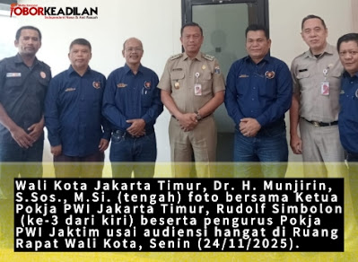 Wali Kota Jaktim Sambut Hangat Pokja PWI, Janji Fasilitasi Ruang Sekretariat & Dukung Penuh Program SINERGI