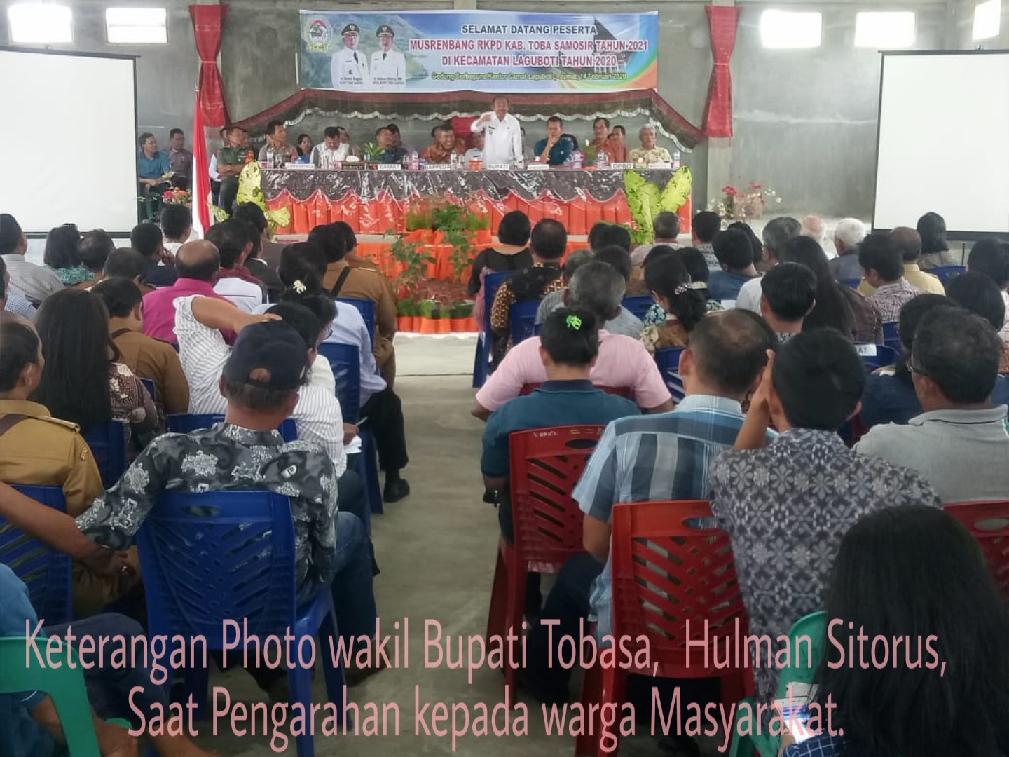Bupati dan Wakil Bupati Tobasa Hadir Musrembang Kecamatan Lagu Boti