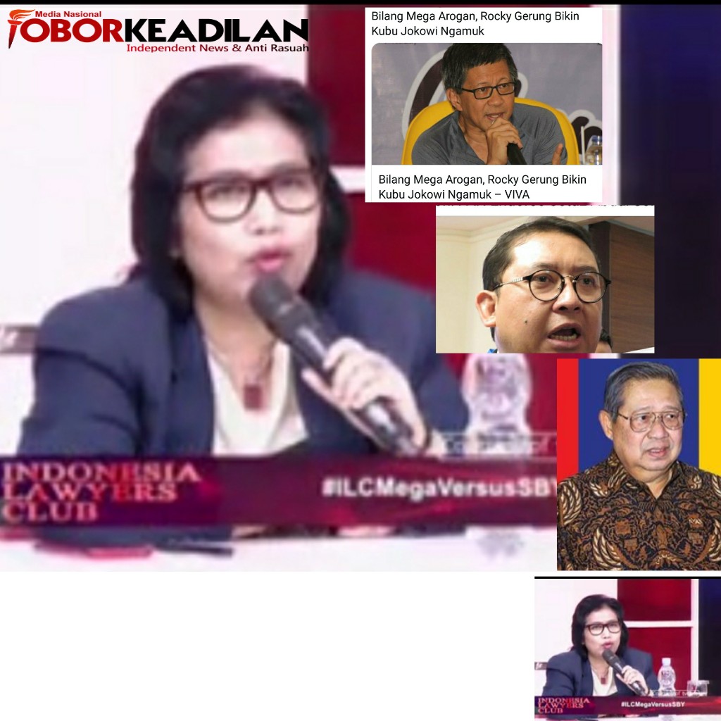 Jenis kelamin SBY, Rocky Gerung dan Fadli Zon dipertanyakan oleh seorang Politikus NasDem Irma Suryani Chaniago di ILC 