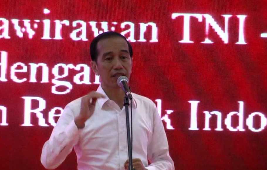 Jokowi : Soliditas TNI-Polri Menjadi Kunci Stabilitas Keamanan