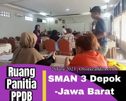 Ribuan Murid Serbu PPDB Jalur Zonasi, Panitia SMA Negeri 3 Depok: Sisa Kursi Hanya 177 (50% Dari Total Ambang Batas)