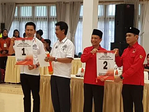  KPU TELAH TETAPKAN NOMOR URUT CABUP DAN CAWABUP BARITO UTARA
