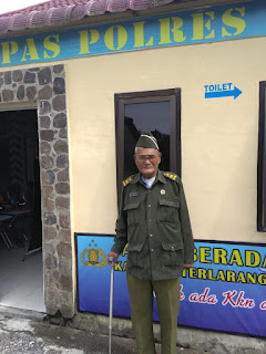 Kunjungi Polres Tobasa Ketua Veteran Tobasa Kecewa tak Bertemu Kapolres