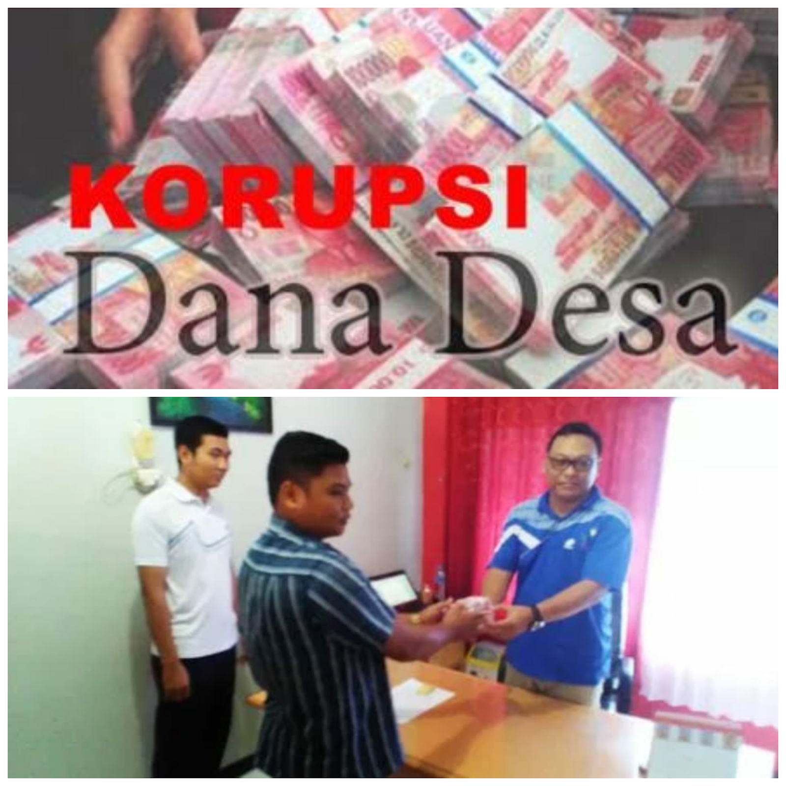 Kades Papar Pujung Tersangka Korupsi DD Tidak Di Tahan Menuai Kontoversi Di Masyarakat