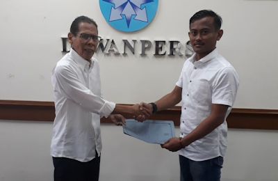 Gawat !! . Humanika Laporkan Ketua PWI Lampung ke Dewan Pers