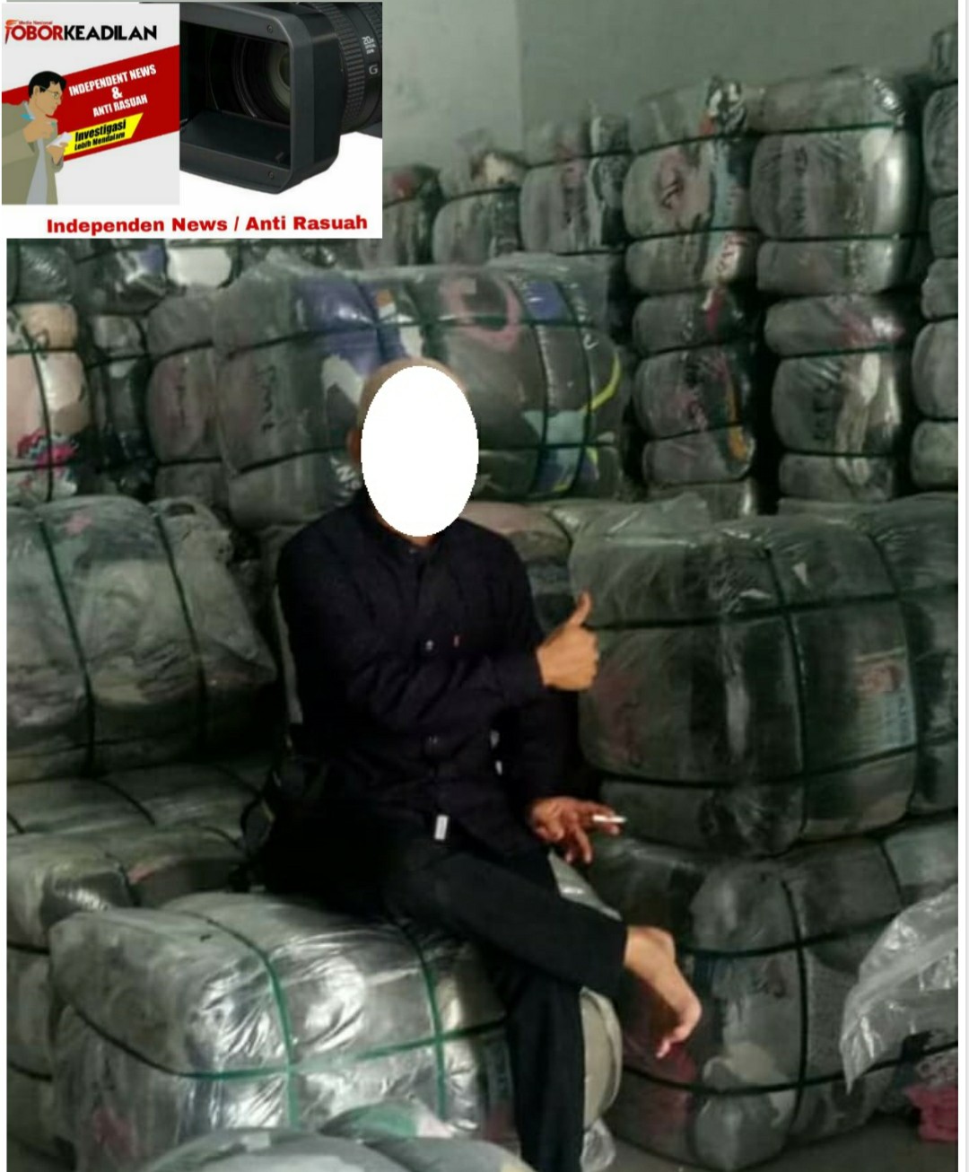 PAKAIAN BEKAS IMPORT MASIH BEREDAR BEBAS DI INDONESIA, SAIDI SALAH SATU  CUKONG TERLICIN