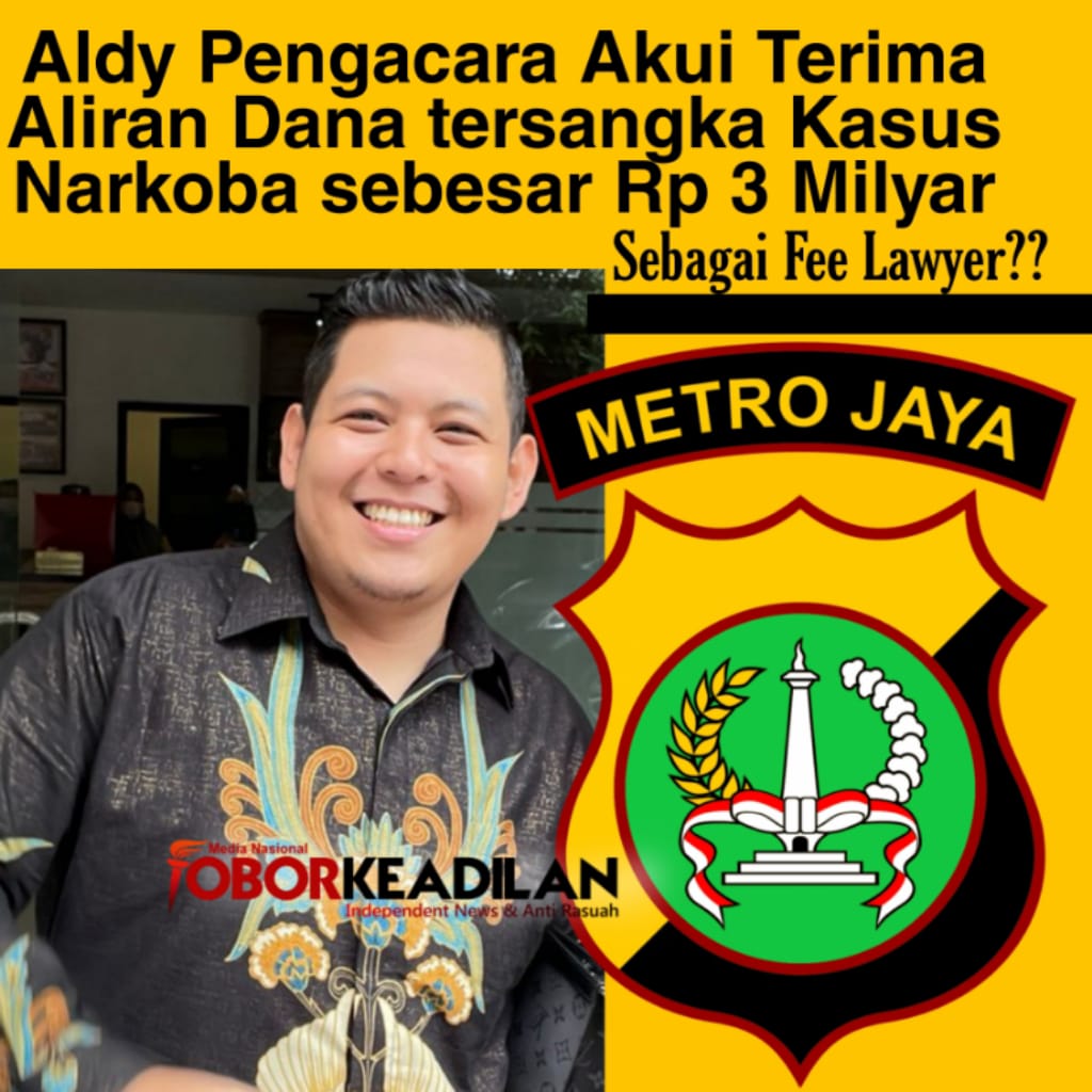 Breaking News, Terduga Bandar Narkoba Transfer Uang Rp 3 Milyar Ke Pengacara, Aldy: Iya Saya Terima Kenapa
