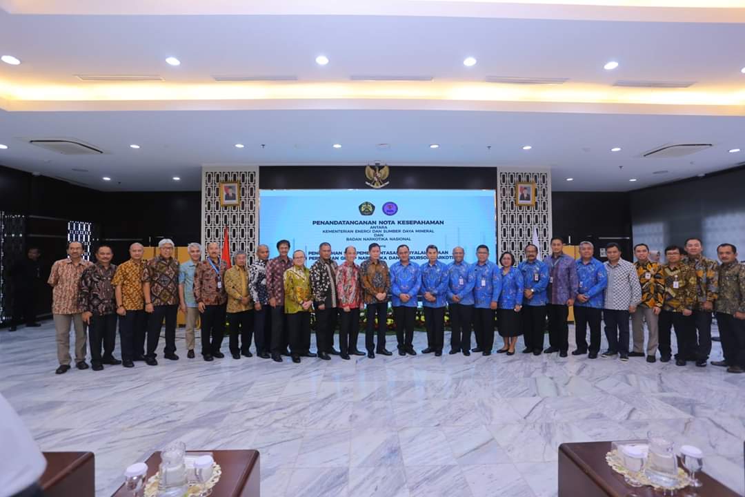 BNN dan ESDM Semangat Bangun Birokrasi Bebas Narkoba