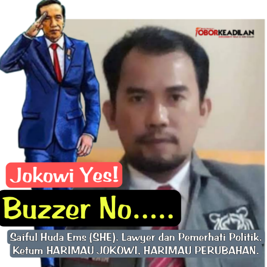Saiful Huda Ems: Jokowi Yes, Buzzer No