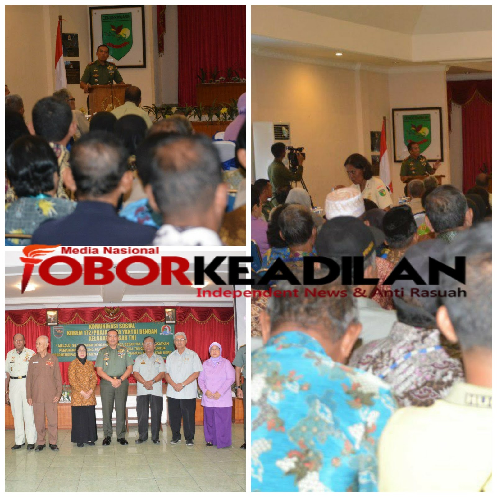Danrem 172/PWY Ajak Keluarga Besar Tentara Suskseskan Pilkada Serentak